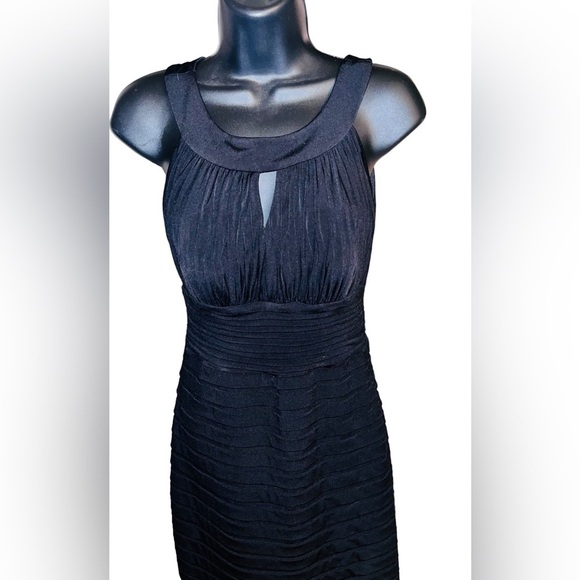 Melrose Dresses & Skirts - Melrose Black Ruched Halter Dress Size 4